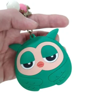 wholesale 2d 3d custom fashion cute shaped soft rubber pvc keychain