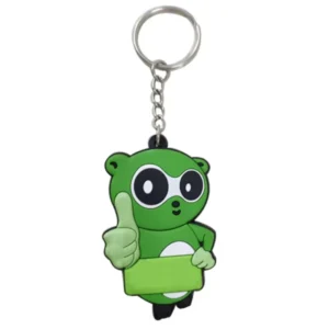 wholesale 2d 3d custom fashion cute shaped soft rubber pvc keychain