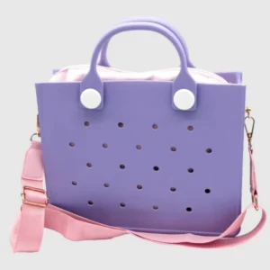 women's waterproof eva tote bags clean multifunctional handbags with adjustable shoulder strap
