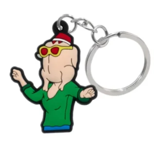 custom 2d soft pvc japanese anime keyh