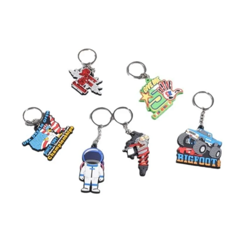 wholesale popular styles for oem silicon rubber & soft pvc key chain