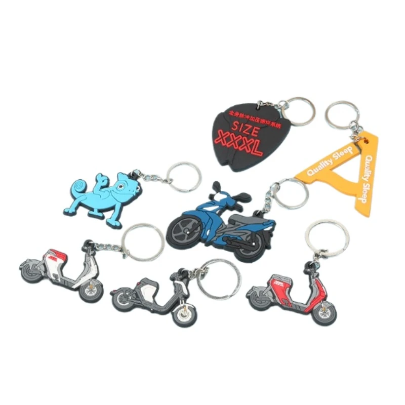 wholesale popular styles for oem silicon rubber & soft pvc key chain