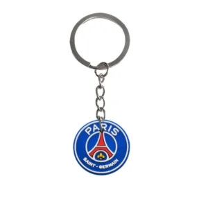 custom 2d 3d logo carabiner keychain in soft pvc silicone for football fanes