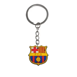 custom 2d 3d logo carabiner keychain in soft pvc silicone for football fanes