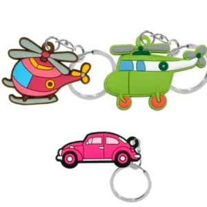 wholesale custom helicopter silicone keychains for traffic & cool souvenir gifts