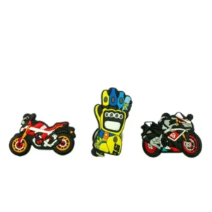 custom unique ride inspired key a motorcycle rubber pvc key chain