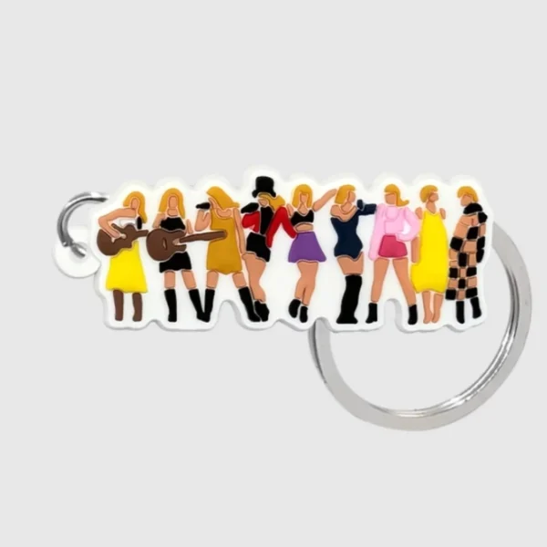 trendy wholesale custom silicone keychains backpack decor for couples