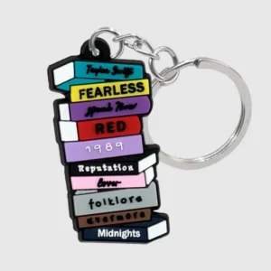 exclusive promotional customized nameplate silicone rubber keychains