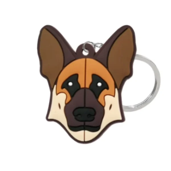 custom made silicone dog keychains great for key decoration