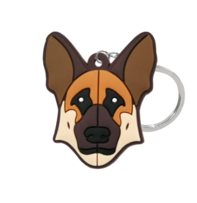 custom made silicone dog keychains great for key decoration