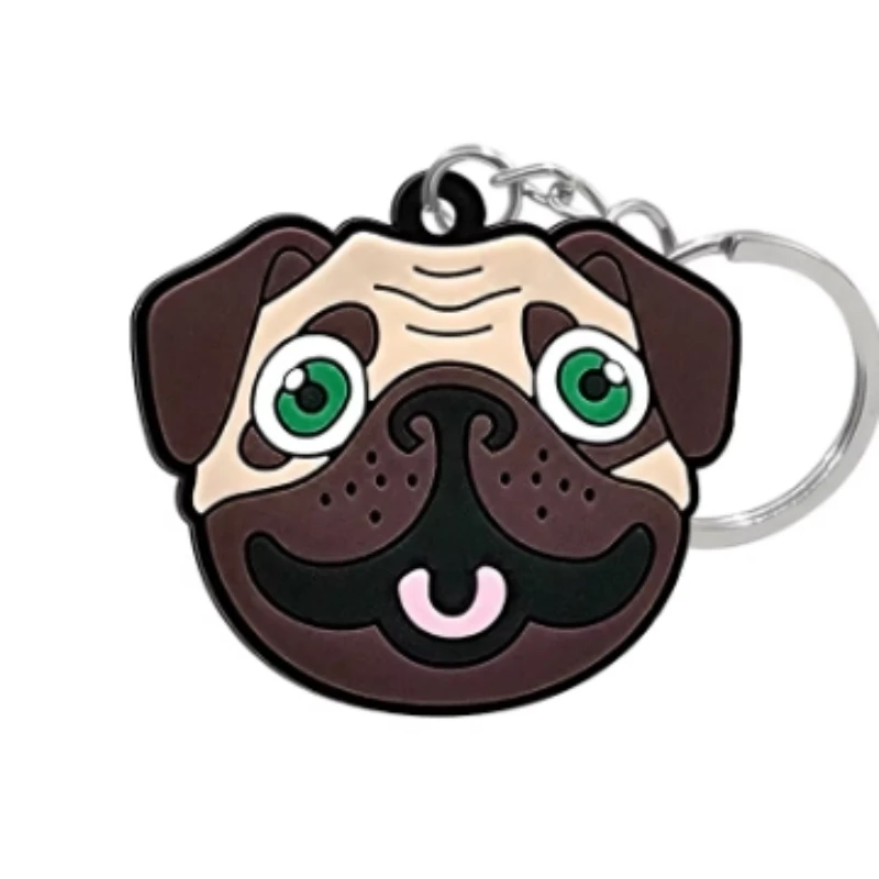 custom made silicone dog keychains great for key decoration