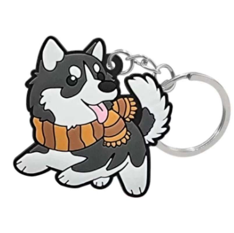 custom made silicone dog keychains great for key decoration