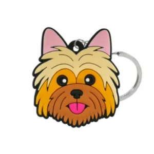 delightful puppy themed key decor silicone dog keychains