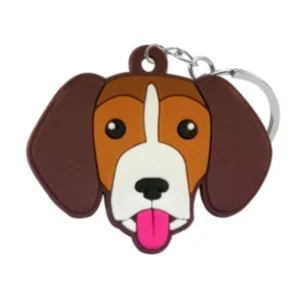 delightful puppy themed key decor silicone dog keychains
