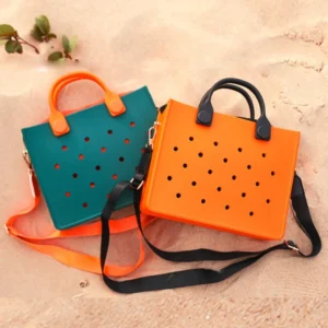 women's waterproof eva tote bags clean multifunctional handbags with adjustable shoulder strap