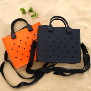 women's waterproof eva tote bags clean multifunctional handbags with adjustable shoulder strap