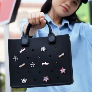 women's waterproof eva tote bags clean multifunctional handbags with adjustable shoulder strap