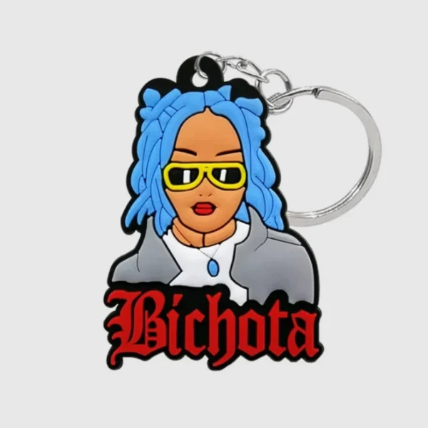 wholesale new fashion rubber movie stars keychains ideal souvenirs for promotions
